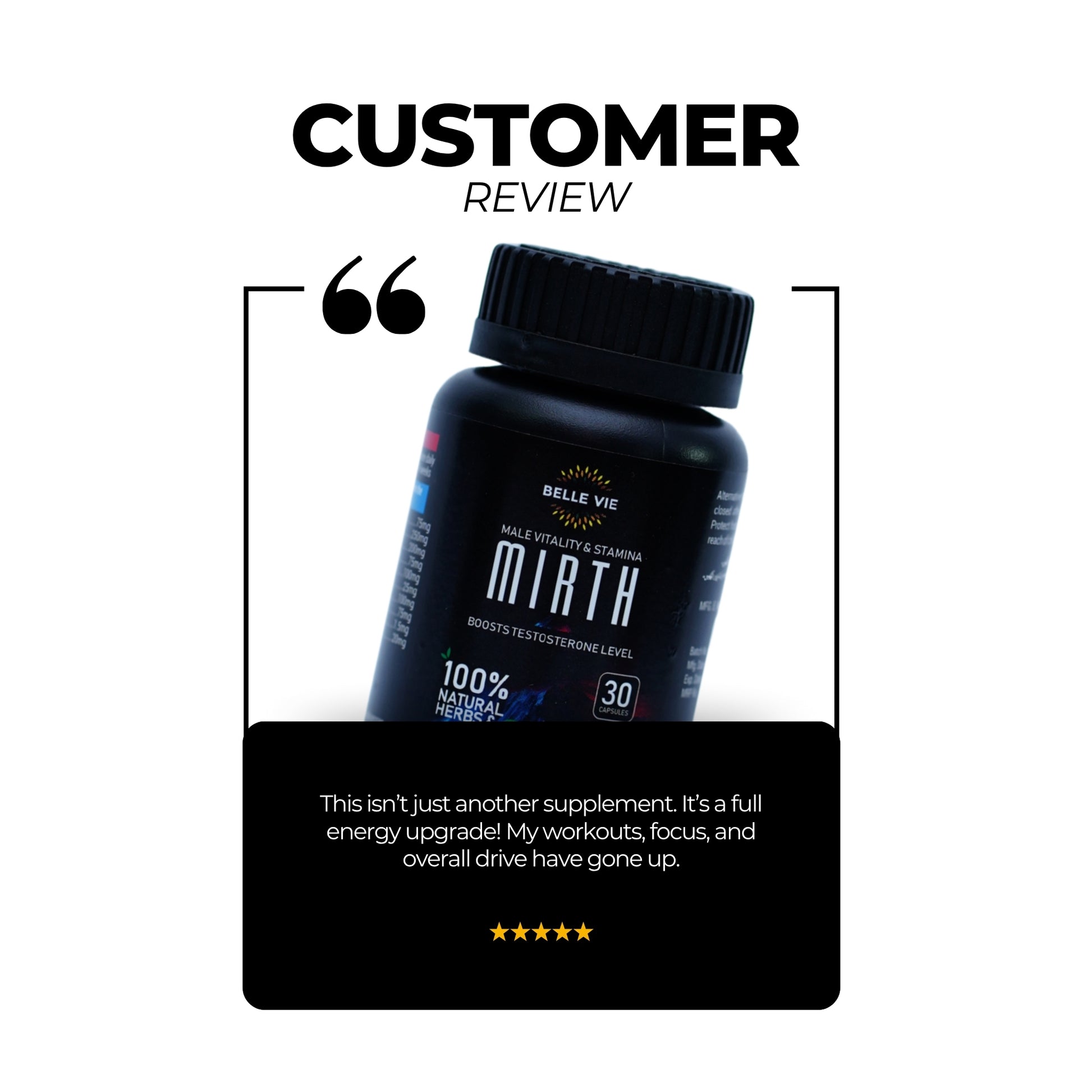 Mirth - Pure Himalyan Shilajit Herbal Capsules (30 Capsules)