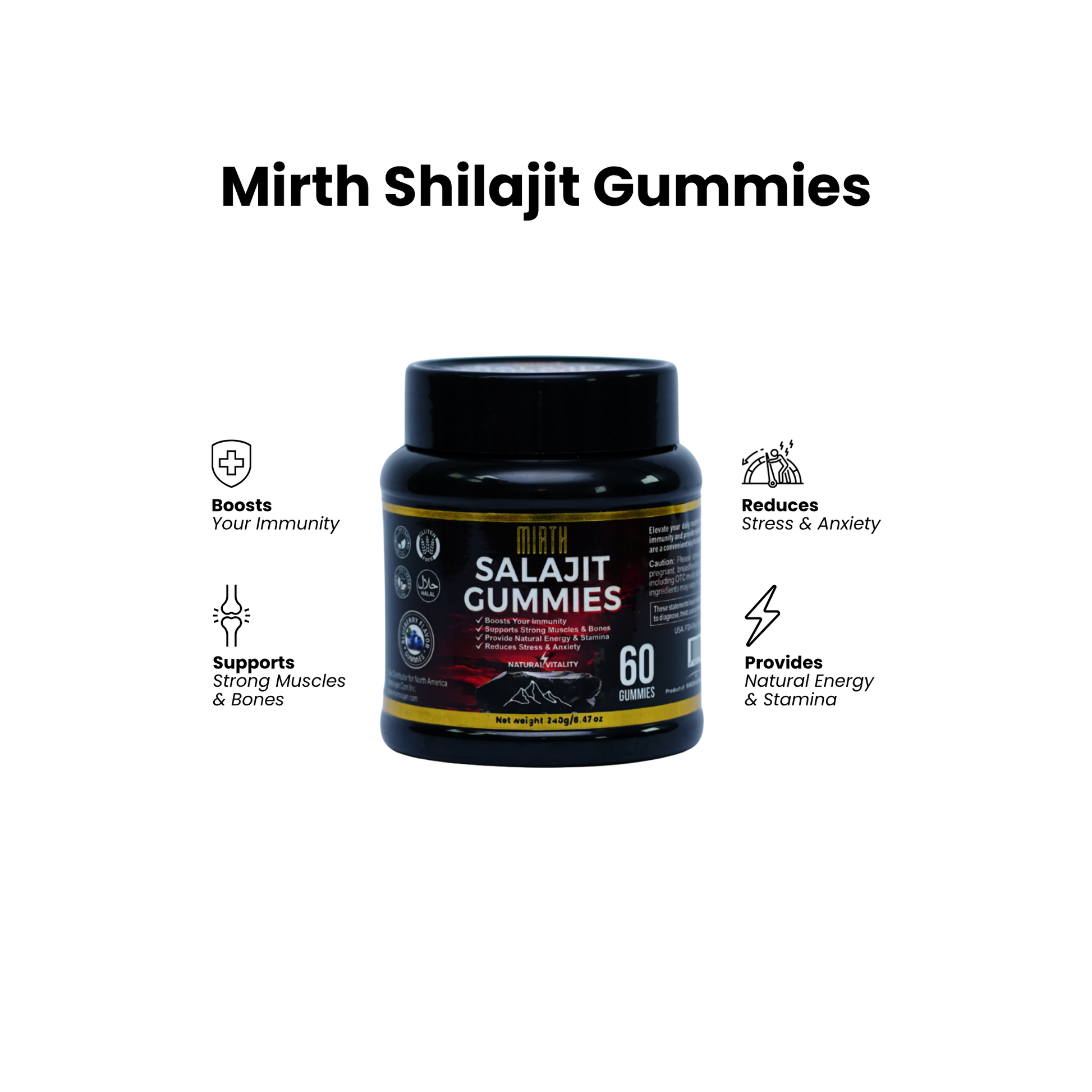 Mirth - Pure Himalyan Shilajit Gummies