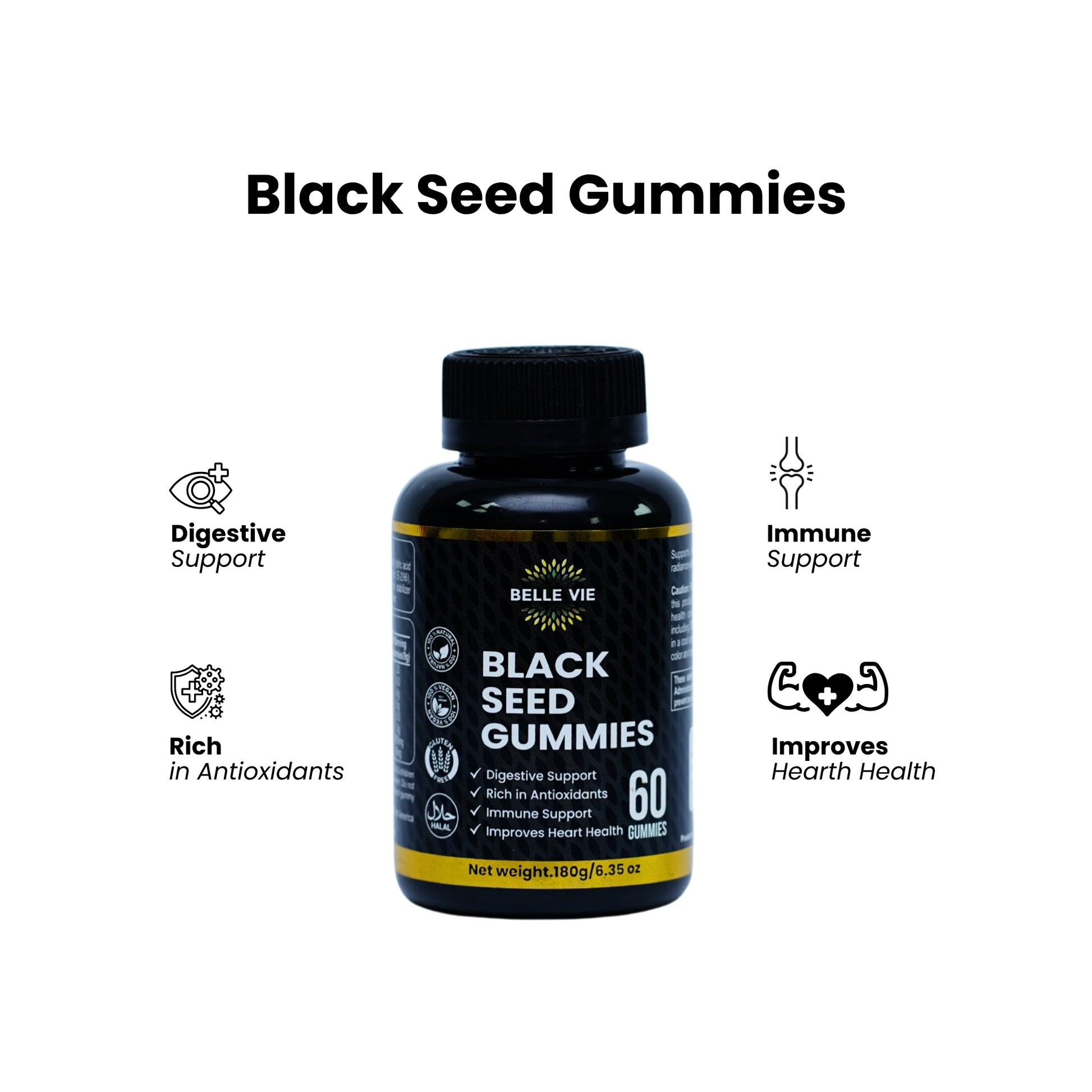 Bellevie - Black Seed Gummies (Kalonji)