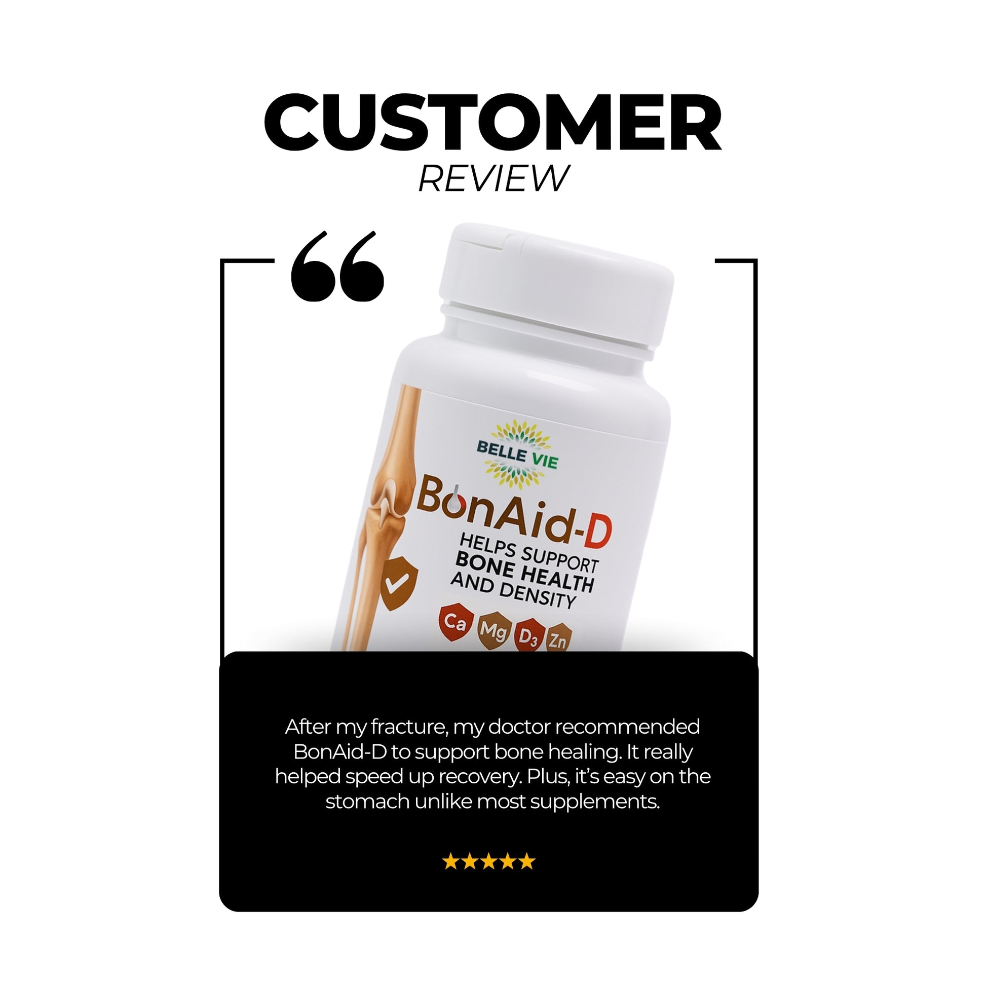 Bonaid-D Bone Health and Density (Ca, Mg, D3, Zn)