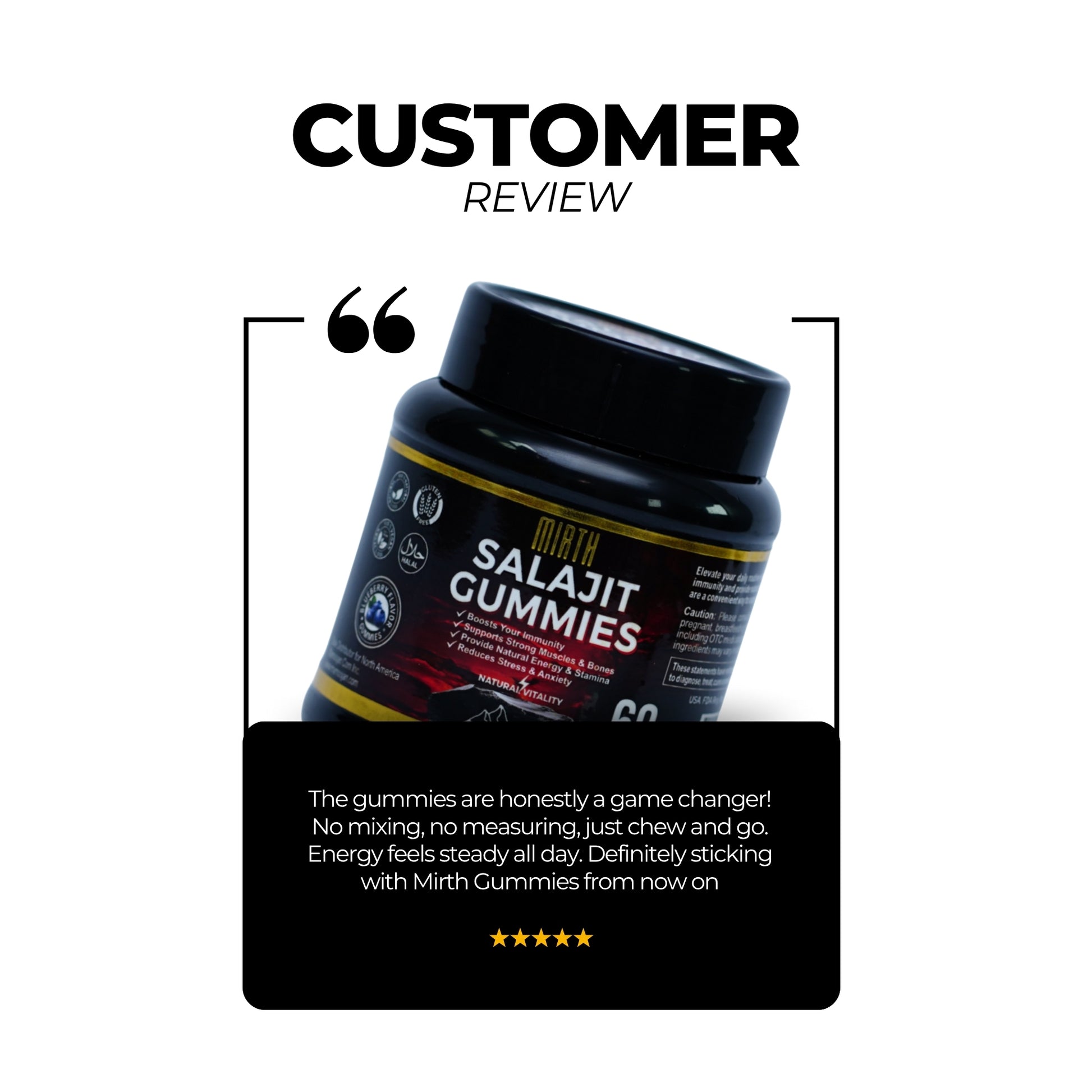 Mirth - Pure Himalyan Shilajit Gummies