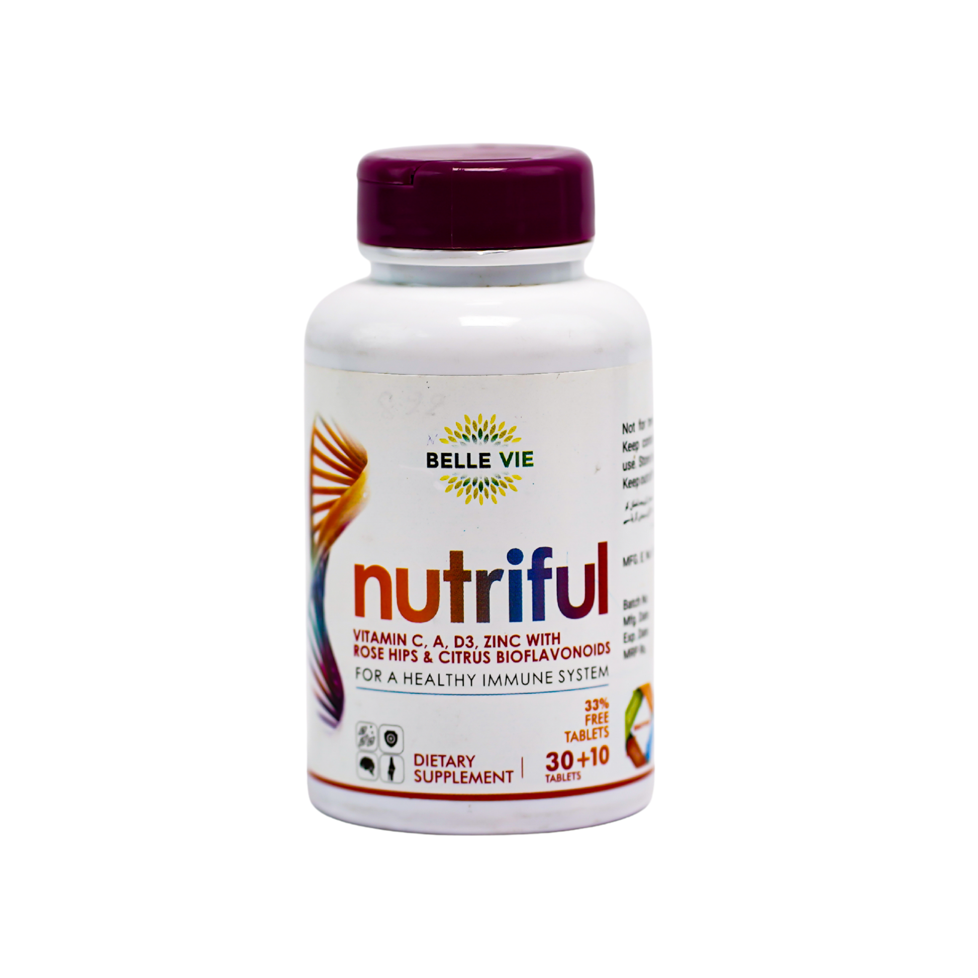 Nutriful - Vitamin C, A, D3, Zinc with Rose Hips & Citrus
