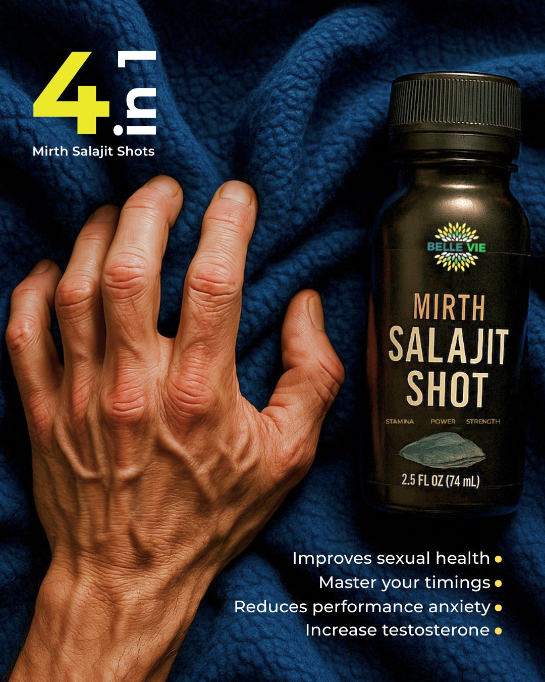Mirth Shilajit Shots (Pack of 4)