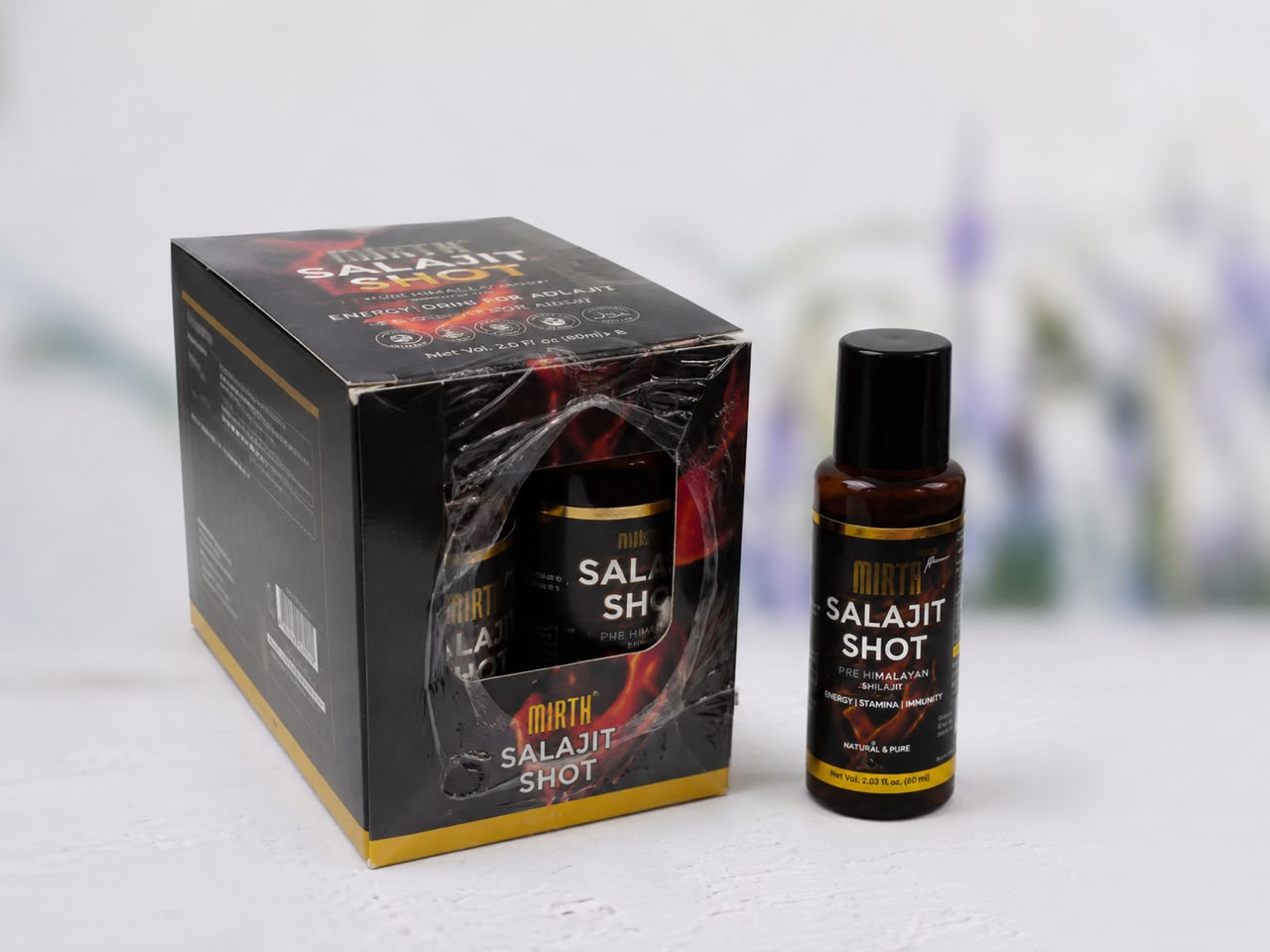Mirth - Pure Himalyan Shilajit Shots (8 Bottles)